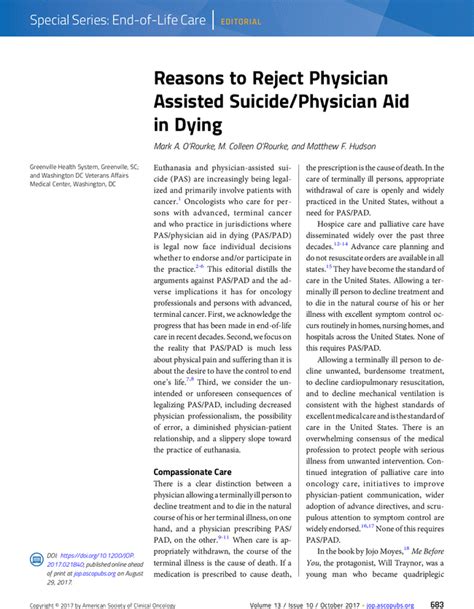 physician assisted death article